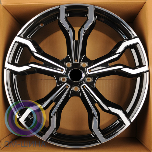 IWheel CR8821 8.5x21/5x112 D66.56 ET25 Black Machined Face (передняя ось)