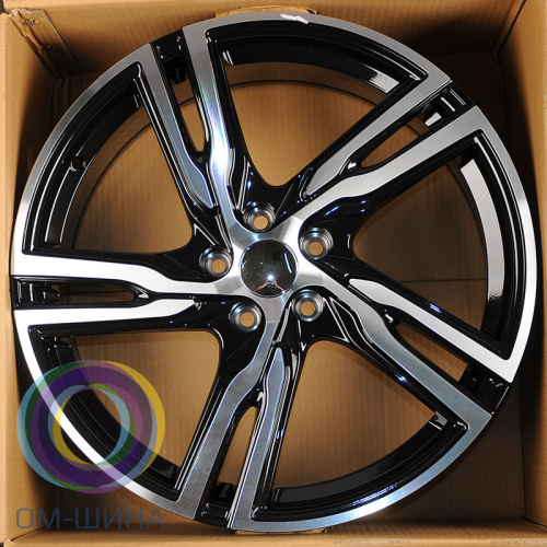 IWheel 9393 8.0x19/5x108 D63.4 ET45 Black Machined Face