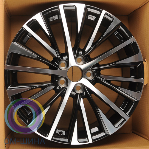 Anzoo AO9952D 8.0x19/5x114.3 D60.1 ET35 Black Machine Face