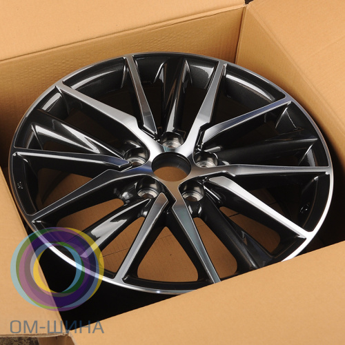 Anzoo AO9893D 8.0x18/5x114.3 D60.1 ET50 Gunmetal Machine Face