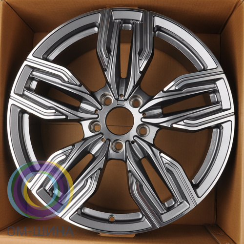 Anzoo H923D 9.5x19/5x120 D72.6 ET35 Gunmetal Machine Face (задняя ось)