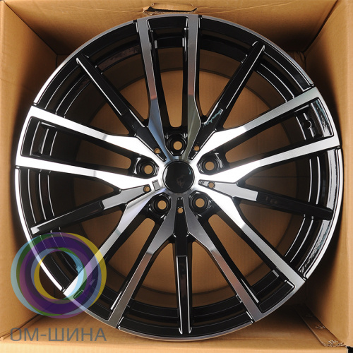 IWheel IV-212 10.0x22/5x120 D74.1 ET40 Black Machine Face (передняя ось)