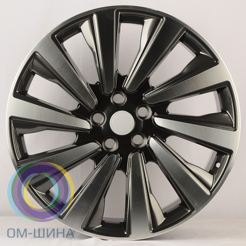 Anzoo H947D 9.5x21/5x120 D72.6 ET40 Gunmetal Machine Face