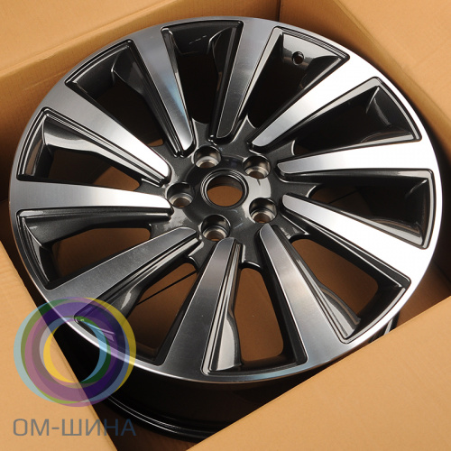 HMD 947D 9.5x22/5x120 D72.6 ET40 Gun Grey Machined Face