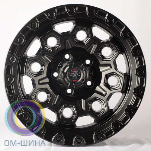 IWheel JT178-7 9.0x17/5x114.3 D73.1 ET0 Matt Black