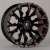 Anzoo JT227-20 9.0x20/6x139.7 D110.1 ET0 Gloss Black+Milling window+red coating