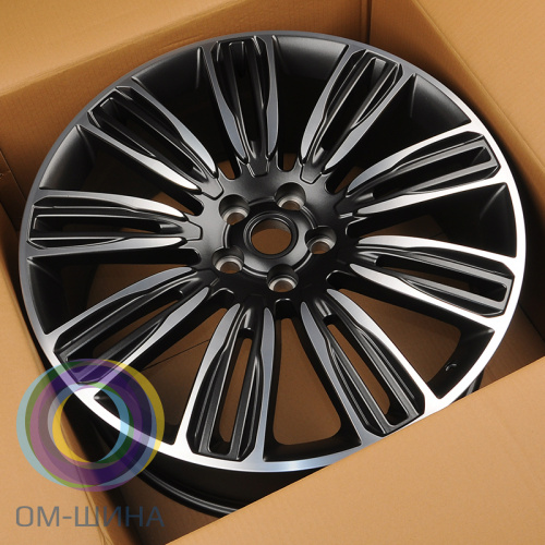 Anzoo H716F 9.5x22/5x120 D72.6 ET45 Graphite Gray Machined
