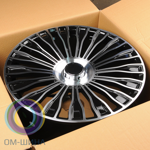 IWheel IV-313 10.0x21/5x112 D66.6 ET35 Black Machined Face (в круг)