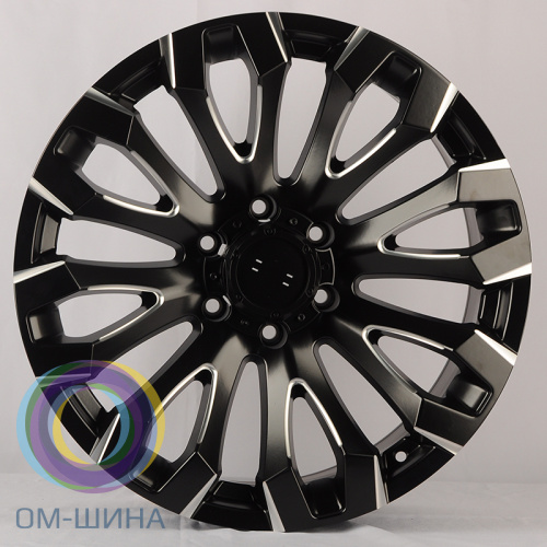 Anzoo JT255-20 9.0x20/6x139,7 D110.1 ET0 Matt Black+Milling Word