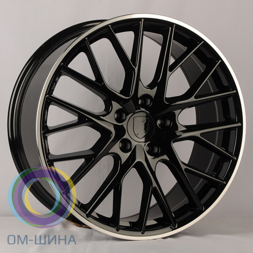 Anzoo H3083F 11.5x21/5x130 D71.6 ET69 Black Machine Lip (задняя ось)