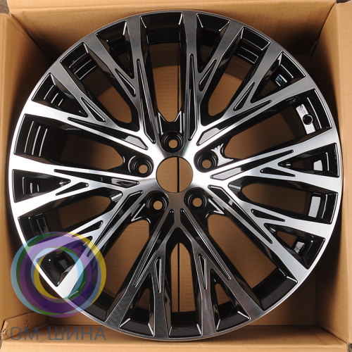 Anzoo FBX046-9 8.5x19/5x112 D66.45 ET35 Gloss Black Machine Face