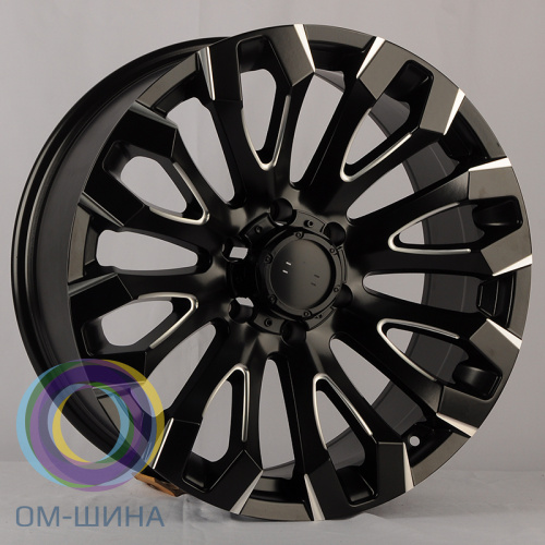 Anzoo JT255-20 9.0x20/6x139,7 D110.1 ET0 Matt Black+Milling Word