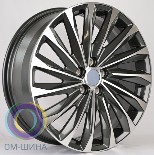 Anzoo H3397 7.5x20/5x114.3 D67.1 ET49.5 Gunmetal Machine Face