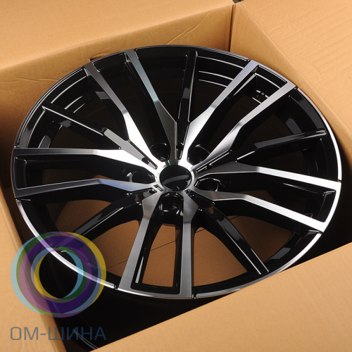 IWheel IV-212 10.0x22/5x120 D74.1 ET40 Black Machine Face (передняя ось)