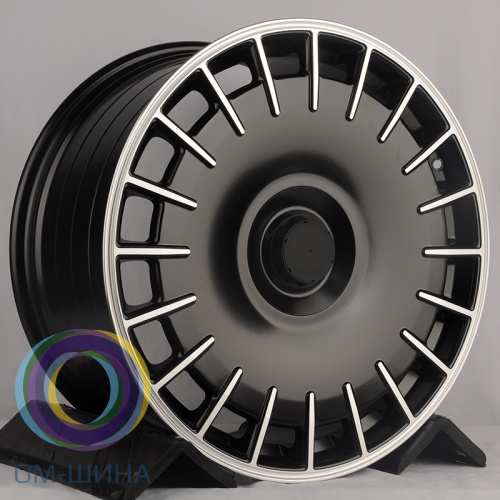 RGW Wheels MH148 8.5x20/5x112 D66.6 ET36 Matt Black Machined Lip (передняя ось)