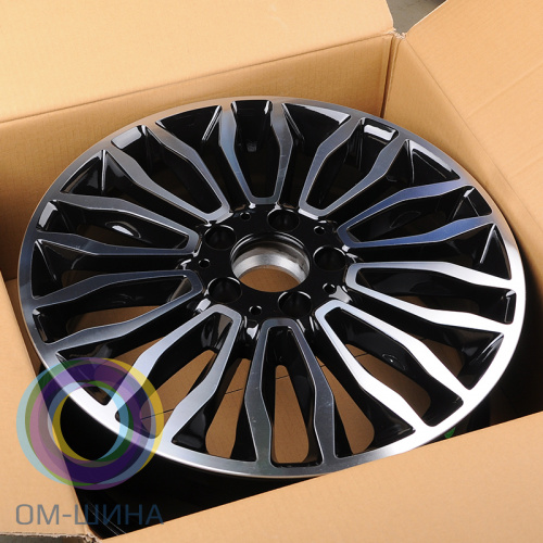 Anzoo H643D 7.0x17/5x112 D66.6 ET48 Black Machine Face (в круг)