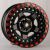 Anzoo JT170-7 9.0x17/6x139,7 D110.1 ET0 Matt black+red line