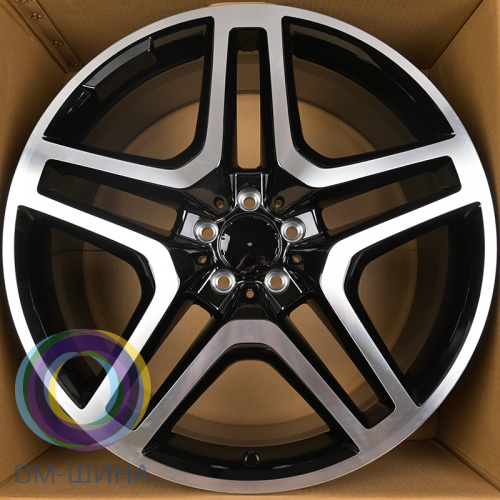 Luistone SW161 10.0x21/5x112 D66.6 ET46 BKF (в круг)