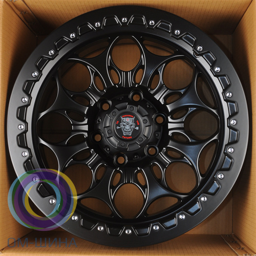 Anzoo JT239-7 8.5x17/6x139.7 D110.1 ET0 Matt Black