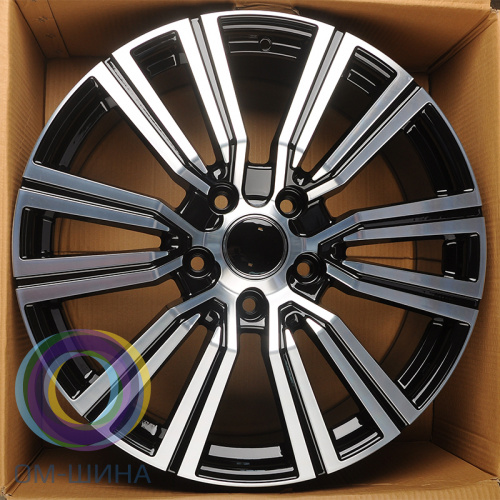 RGW Wheels LXH027 9.0x22/5x150 D110.1 ET45 Gloss Black Machine Face (Пресс-шайба)