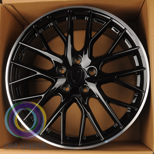 Anzoo H3083F 11.5x20/5x130 D71.6 ET69 Black Machine Lip (задняя ось)