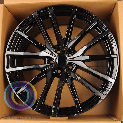 Extreme Wheels BM052 11.0x20/5x120 D74.1 ET37 BKF Black Clear (задняя ось)