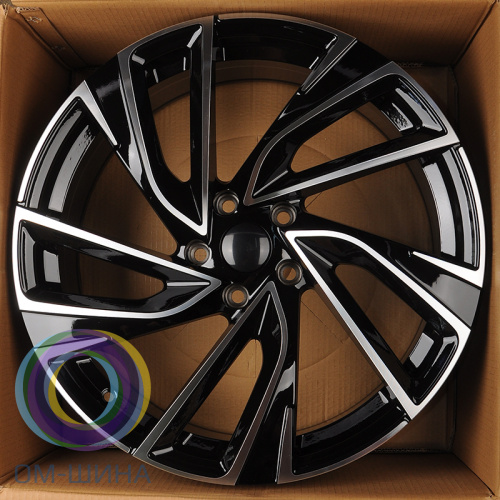 IWheel 8391 8.0x18/5x112 D57.1 ET45 Black Machined Face