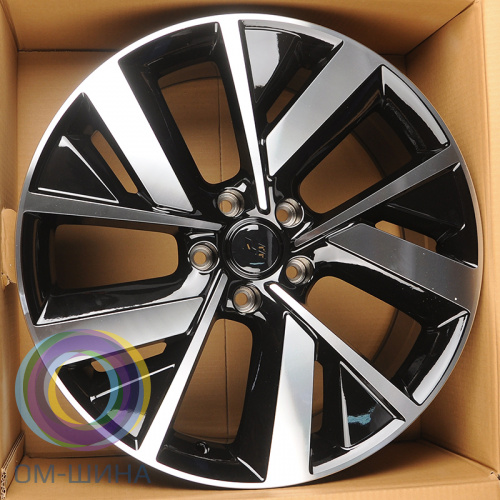 Anzoo H3114F 8.5x20/5x120 D62.5 ET45.5 Black Machine Face