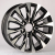 Anzoo H954D 8.5x20/6x139.7 D106.1 ET25 Black Machine Face Anzoo H954D 8.5x20/6x139.7 D106.1 ET25 Black Machine Face