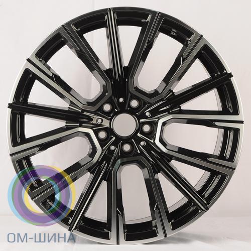 Anzoo H3074F 8.5x20/5x112 D66.5 ET25 Black Machined Face (передняя ось)