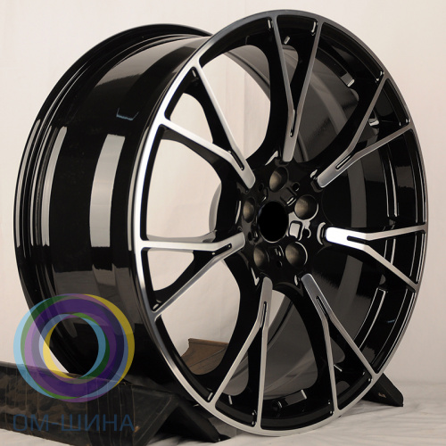 IWheel CR8823 8.5x19/5x112 D66.45 ET25 Black Machined Face (передняя ось)