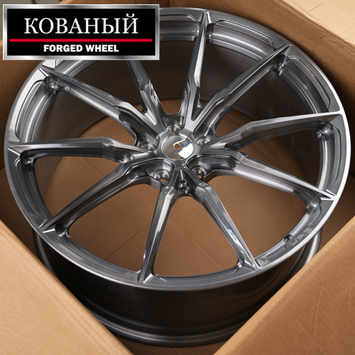 RGW Wheels RGW259 9.5x22/5x112 D66.56 ET32 Brusched Grey (передняя ось)