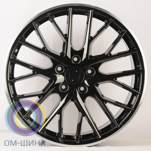 Anzoo H3083F 11.5x20/5x130 D71.6 ET69 Black Machine Lip (задняя ось)