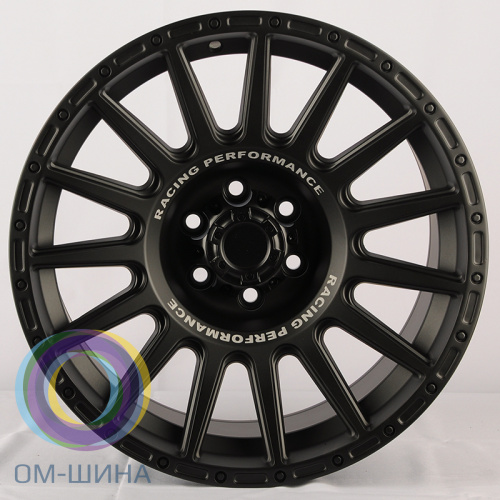 Anzoo JT026-7 9.0x17/6x114.3 D66.1 ET5 Matt Black+Text