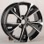 Anzoo AO9861D 8.5x19/5x112 D66.45 ET35 Black Machine Face
