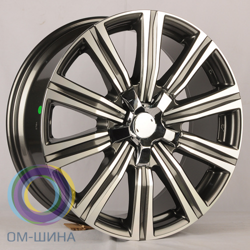 Anzoo H937F 8.5x21/5x150 D110 ET54 Gunmetal Machine Face