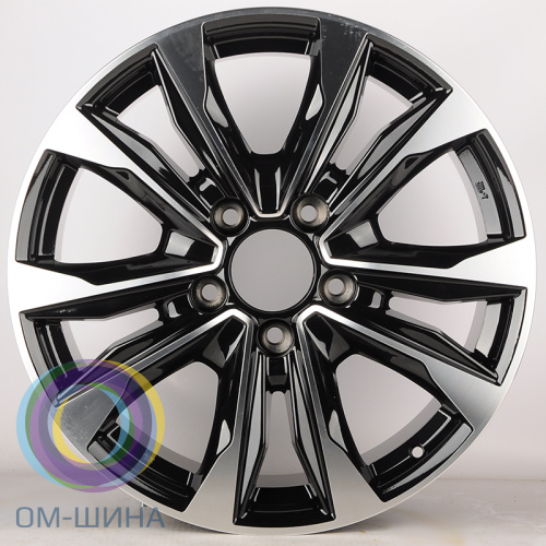 Anzoo H869D 8.5x21/5x150 D110.1 ET45 Black Machine Face