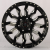 Anzoo JT124-20 9.0x20/6x139,7 D110.1 ET0 Matt Black+Milling Spoke&Rivet