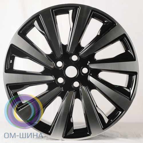 Anzoo H947D 9.5x21/5x120 D72.6 ET40 Black Machine Face