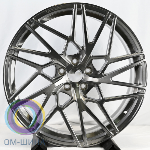 RGW Wheels RGW011 8.5x21/5x114.3 D67.1 ET40 Brusched Gloss Black+Left+Aluminum Cap (левый)