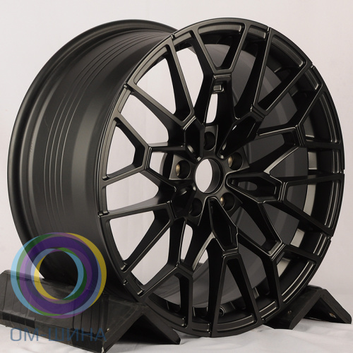 HMD DF02 8.0x18/5x112 D66.6 ET30 Satin Black (передняя ось)