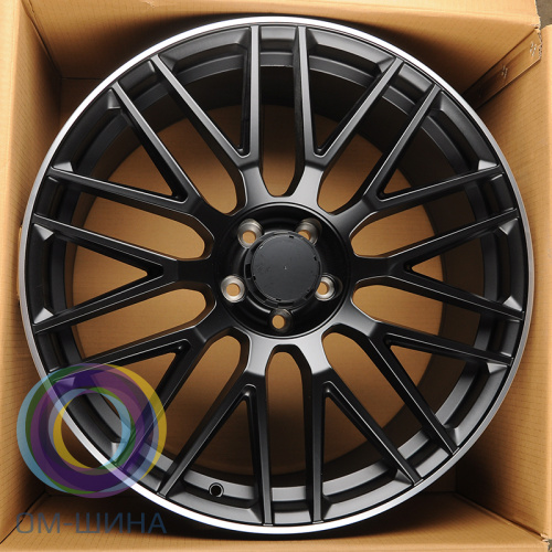 Anzoo H932D 10.0x21/5x112 D66.56 ET45 Matt Black Machine Lip (передняя ось)