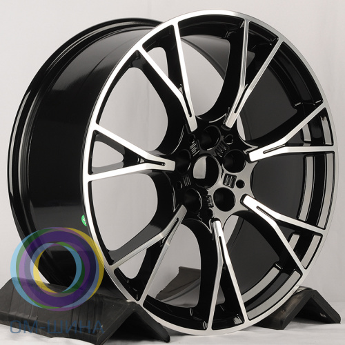 IWheel 753 9.5x20/5x112 D66.5 ET37 Black Machine Face (задняя ось)