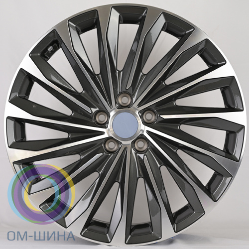 Anzoo H3397 7.5x20/5x114.3 D67.1 ET49.5 Gunmetal Machine Face
