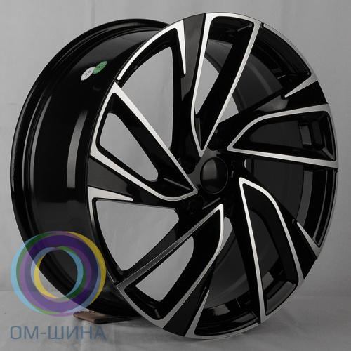 IWheel 8391 8.0x18/5x112 D57.1 ET45 Black Machined Face