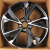 Anzoo AO9861D 8.0x18/5x112 D66.45 ET35 Black Machined Face Anzoo AO9861D 8.0x18/5x112 D66.45 ET35 Black Machined Face