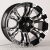 Anzoo JT133-8 9.0x18/6x139.7 D110.1 ET0 Black Machined Face