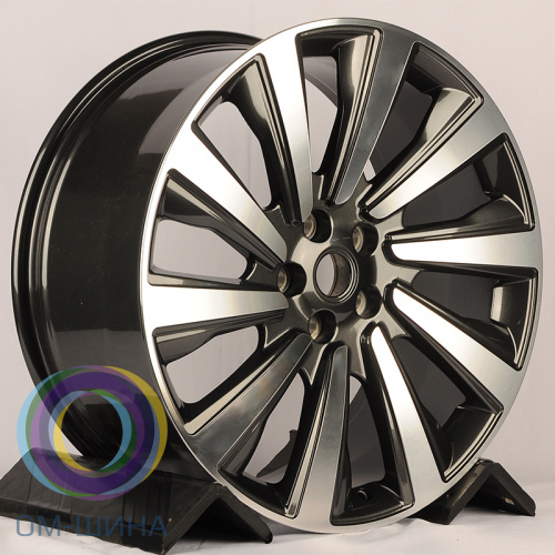 HMD 947D 9.5x22/5x120 D72.6 ET40 Gun Grey Machined Face