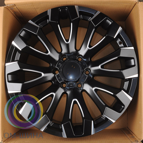 Anzoo JT255-20 9.0x20/6x139,7 D110.1 ET0 Matt Black+Milling Word