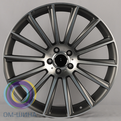 HMD 7012 10x21/5x112 D66.6 ET46 Matt Grey Machine Face (в круг)